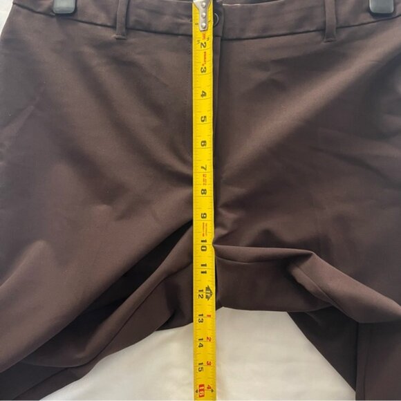 Chico's Straight Leg Dress Pants Brown Size 1.5 (10) - Picture 6 of 8